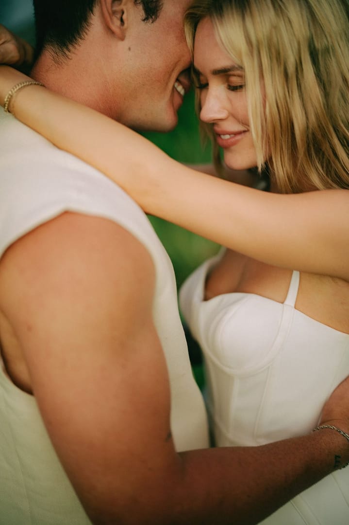 Cassie Randolph and Brighton Reinhardt getting ready for their Costa Rica wedding at The Point, Tamarindo