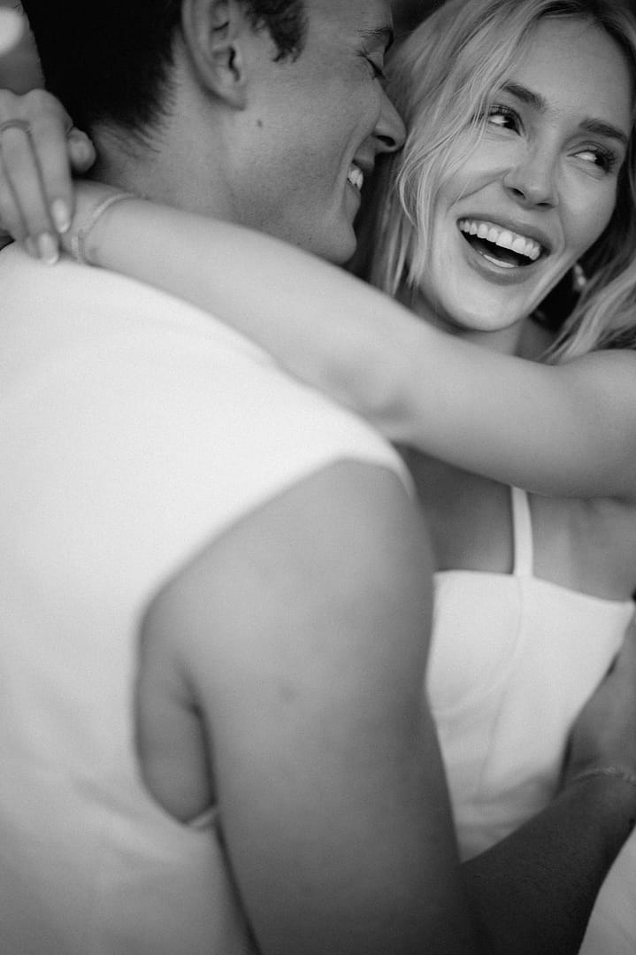 Bridal preparations before Cassie Randolph's Costa Rica wedding at The Point luxury villa, Tamarindo