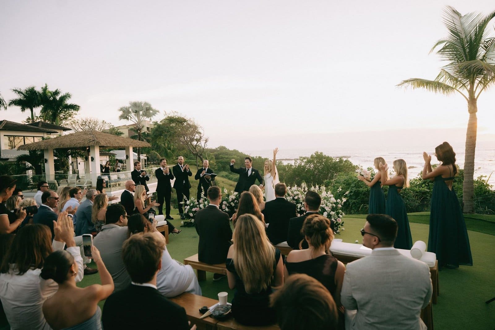 Cassie Randolph and Brighton Reinhardt's Costa Rica wedding above the Pacific in Tamarindo