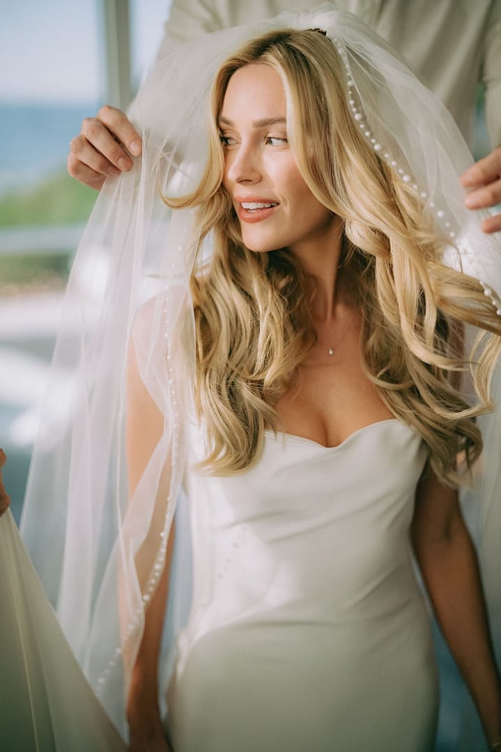 Getting-ready moments before Cassie Randolph and Brighton Reinhardt's Tamarindo wedding