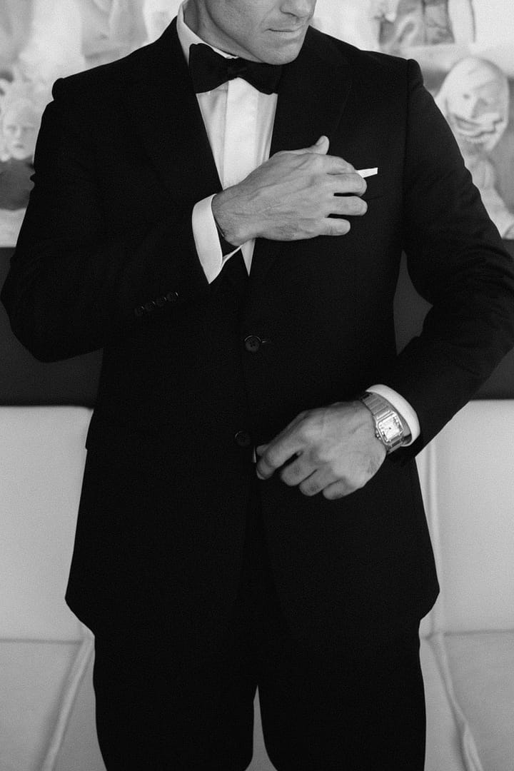 Wedding dress detail at Entre Palmas Costa Rica venue